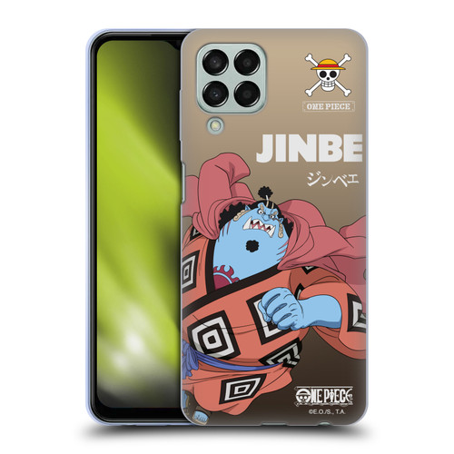 One Piece Graphic Art Jinbe Soft Gel Case for Samsung Galaxy M33 (2022)