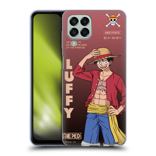 One Piece Graphic Art Monkey D. Luffy Soft Gel Case for Samsung Galaxy M33 (2022)