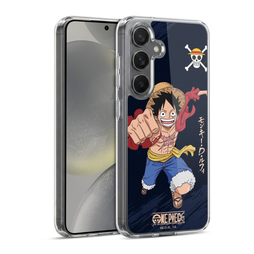 One Piece Graphic Art Luffy Soft Gel Case for Samsung Galaxy S24 5G & MagSafe