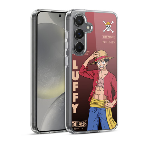 One Piece Graphic Art Monkey D. Luffy Soft Gel Case for Samsung Galaxy S24 5G & MagSafe