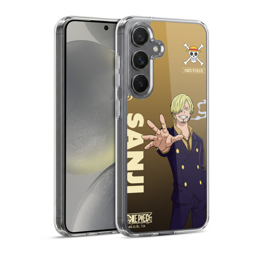 One Piece Graphic Art Sanji Soft Gel Case for Samsung Galaxy S24 5G & MagSafe