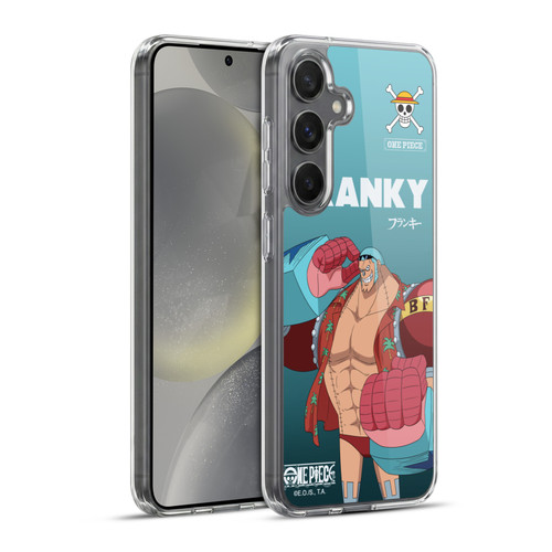 One Piece Graphic Art Franky Soft Gel Case for Samsung Galaxy S24+ 5G & MagSafe