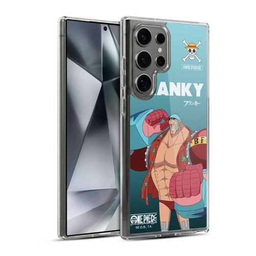 One Piece Graphic Art Franky Soft Gel Case for Samsung Galaxy S24 Ultra 5G & MagSafe