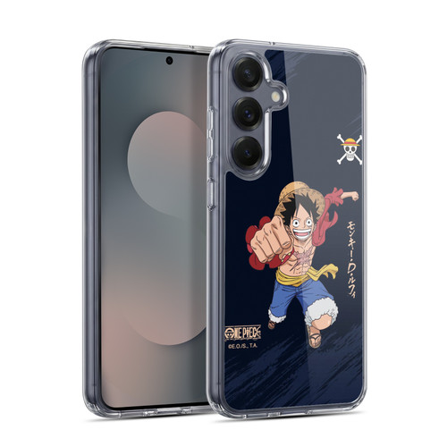 One Piece Graphic Art Luffy Soft Gel Case for Samsung Galaxy S25 & MagSafe