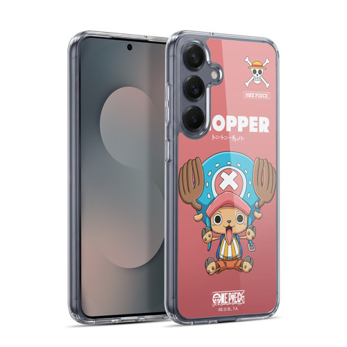 One Piece Graphic Art Chopper Soft Gel Case for Samsung Galaxy S25+ & MagSafe