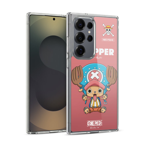 One Piece Graphic Art Chopper Soft Gel Case for Samsung Galaxy S25 Ultra & MagSafe