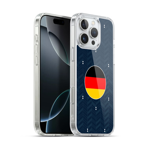 Head Case Designs Football Kit Flags Germany German Deutschland Soft Gel Case for Apple iPhone 16 Pro Max & MagSafe