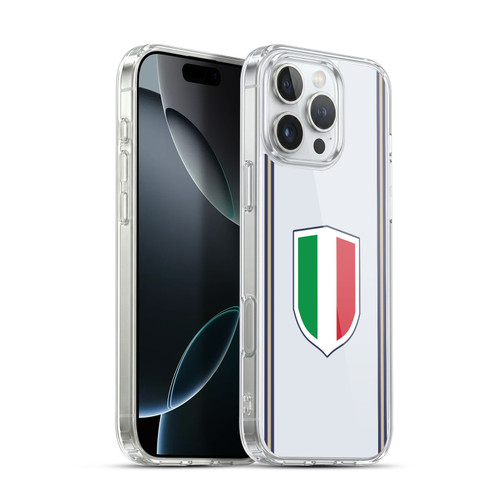 Head Case Designs Football Kit Flags Italy Italian Italia Soft Gel Case for Apple iPhone 16 Pro Max & MagSafe