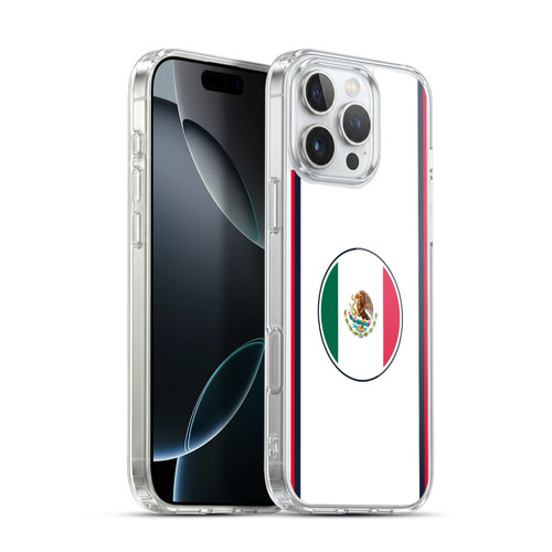 Head Case Designs Football Kit Flags Mexico Mexican México Aztec Soft Gel Case for Apple iPhone 16 Pro Max & MagSafe
