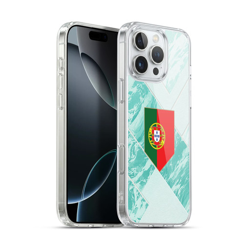 Head Case Designs Football Kit Flags Portugal Portuguese Português Soft Gel Case for Apple iPhone 16 Pro Max & MagSafe