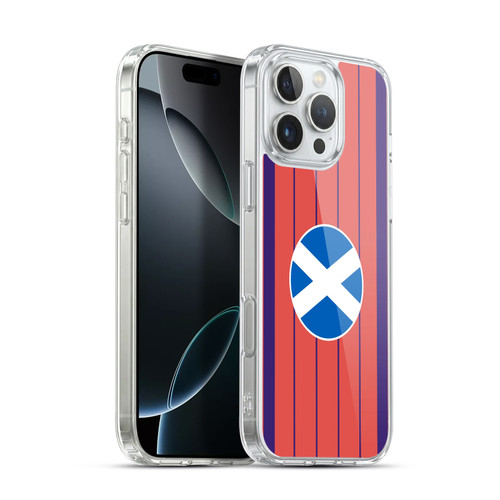 Head Case Designs Football Kit Flags Scotland Scottish Alba Soft Gel Case for Apple iPhone 16 Pro Max & MagSafe