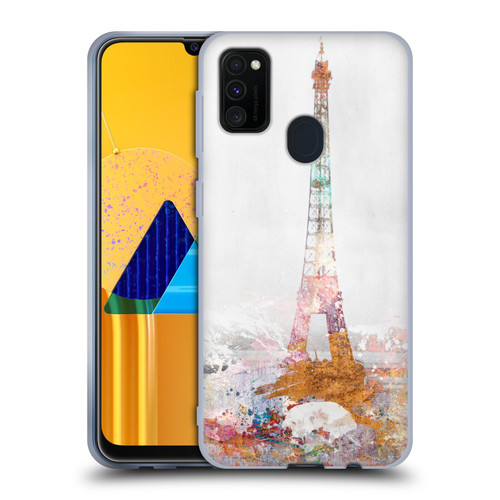 Aimee Stewart Landscapes Paris Color Splash Soft Gel Case for Samsung Galaxy M30s (2019)/M21 (2020)