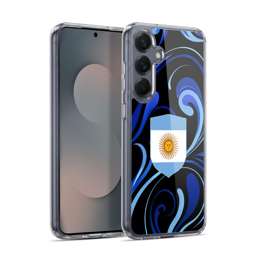Head Case Designs Football Kit Flags Argentina Argentinian Argentina Soft Gel Case for Samsung Galaxy S25+ & MagSafe