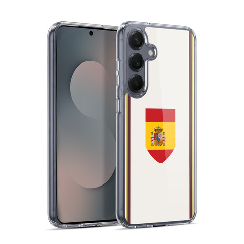 Head Case Designs Football Kit Flags Spain Spanish España Soft Gel Case for Samsung Galaxy S25+ & MagSafe