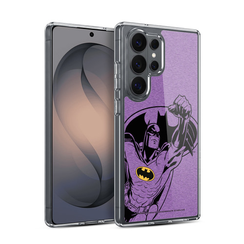 Batman DC Comics Logos Purple Soft Gel Case for Samsung Galaxy S26 Ultra