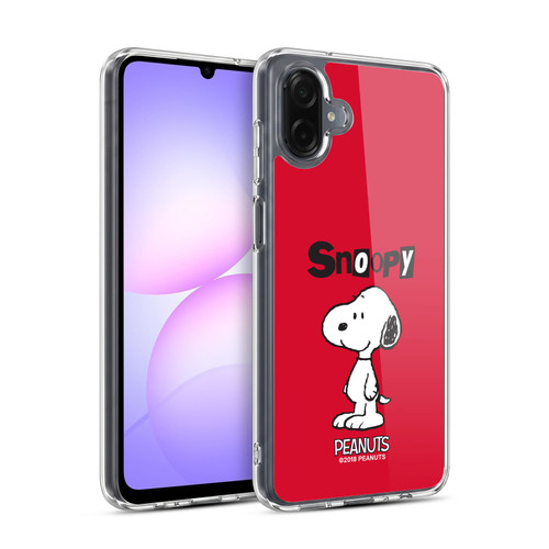 Peanuts Characters Snoopy Soft Gel Case for Samsung Galaxy A07 4G