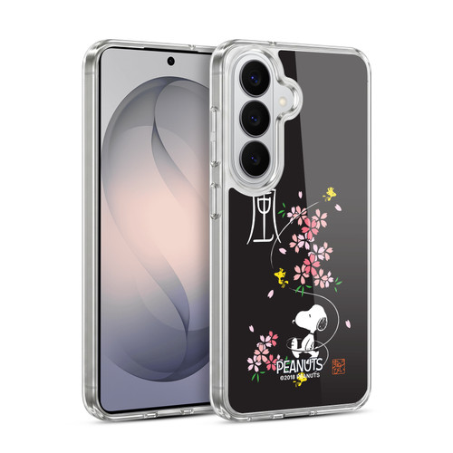 Peanuts Oriental Snoopy Cherry Blossoms Soft Gel Case for Samsung Galaxy S26 Plus