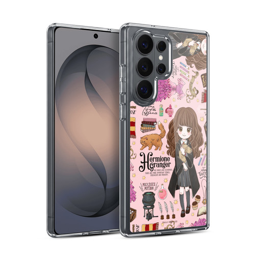 Harry Potter Deathly Hallows XXXVII Hermione Pattern Soft Gel Case for Samsung Galaxy S26 Ultra