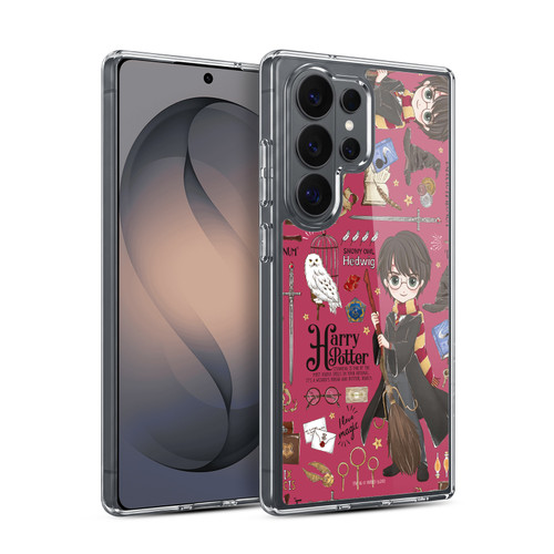Harry Potter Deathly Hallows XXXVII Harry Pattern Soft Gel Case for Samsung Galaxy S26 Ultra