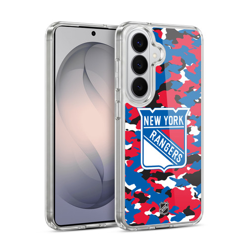 NHL New York Rangers Camouflage Soft Gel Case for Samsung Galaxy S26
