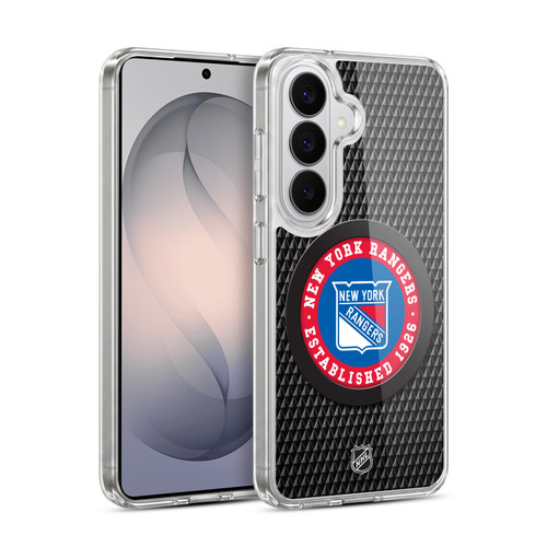 NHL New York Rangers Puck Texture Soft Gel Case for Samsung Galaxy S26