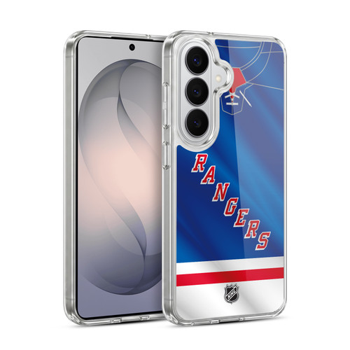 NHL New York Rangers Jersey Soft Gel Case for Samsung Galaxy S26 Plus