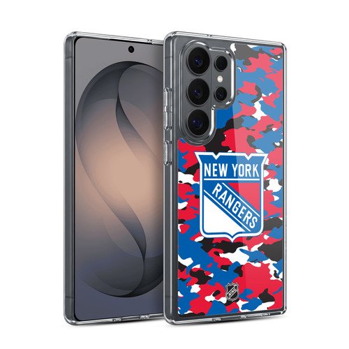 NHL New York Rangers Camouflage Soft Gel Case for Samsung Galaxy S26 Ultra