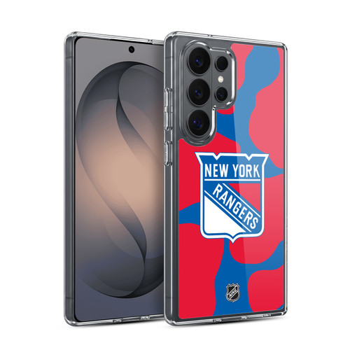 NHL New York Rangers Cow Pattern Soft Gel Case for Samsung Galaxy S26 Ultra