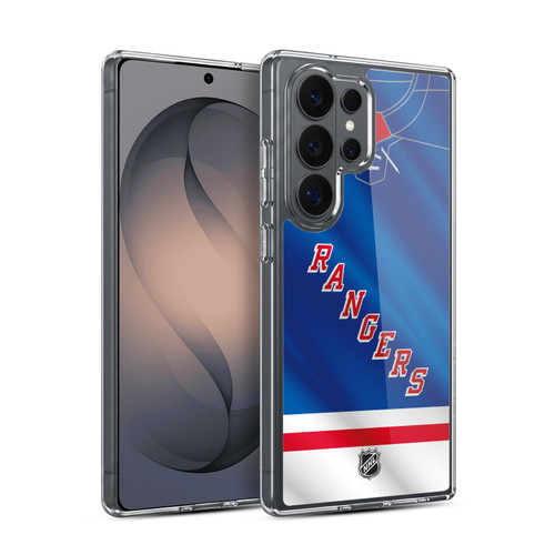 NHL New York Rangers Jersey Soft Gel Case for Samsung Galaxy S26 Ultra