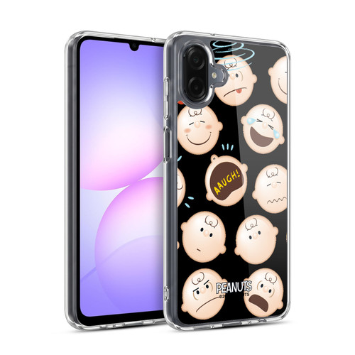 Peanuts Character Patterns Charlie Brown Soft Gel Case for Samsung Galaxy A07 4G