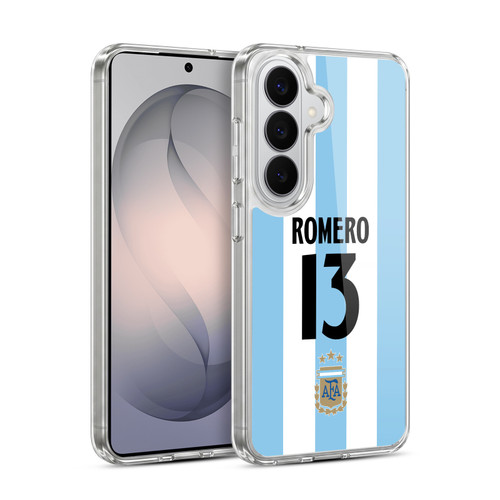 Argentina National Football Team 2024/25 Player Home Kit 1st Group Cristian Romero Soft Gel Case for Samsung Galaxy S26 Plus