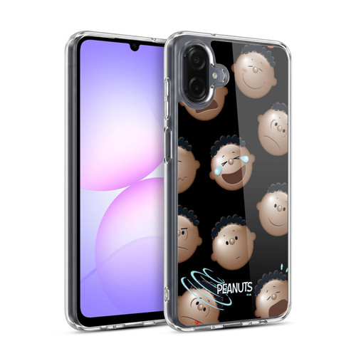 Peanuts Character Patterns Head Emotions Soft Gel Case for Samsung Galaxy A07 4G