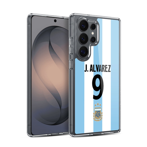 Argentina National Football Team 2024/25 Player Home Kit 1st Group Julián Álvarez Soft Gel Case for Samsung Galaxy S26 Ultra