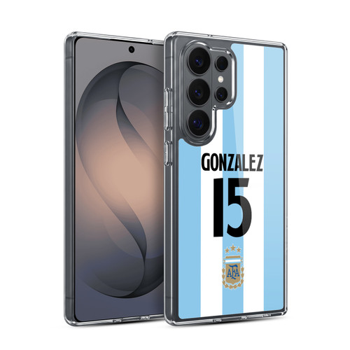 Argentina National Football Team 2024/25 Player Home Kit 1st Group Nicolás González Soft Gel Case for Samsung Galaxy S26 Ultra