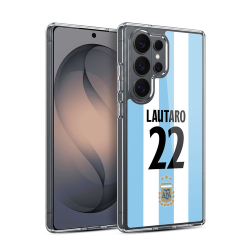 Argentina National Football Team 2024/25 Player Home Kit 1st Group Lautaro Martínez Soft Gel Case for Samsung Galaxy S26 Ultra