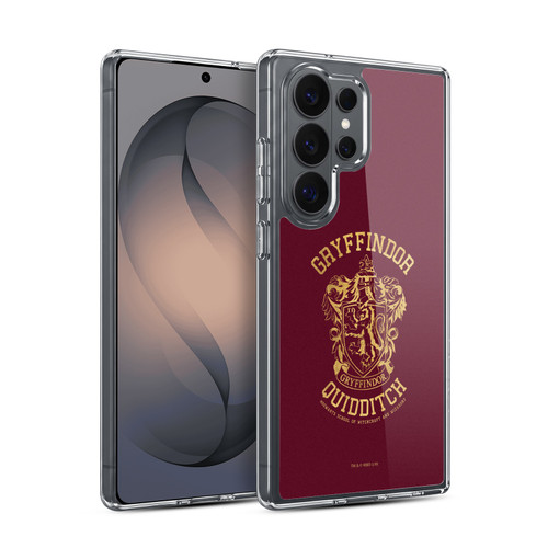 Harry Potter Deathly Hallows X Gryffindor Quidditch Soft Gel Case for Samsung Galaxy S26 Ultra