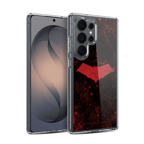 Batman DC Comics Red Hood Logo Grunge Soft Gel Case for Samsung Galaxy S26 Ultra