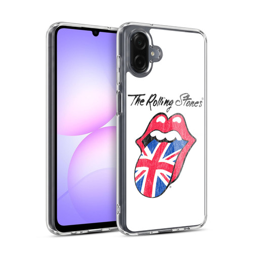 The Rolling Stones Key Art UK Tongue Soft Gel Case for Samsung Galaxy A07 4G