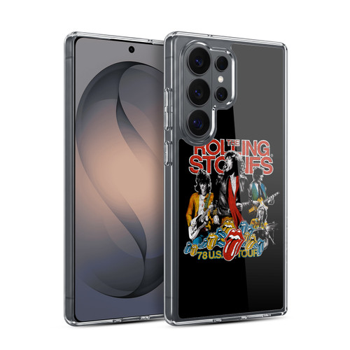 The Rolling Stones Key Art 78 US Tour Vintage Soft Gel Case for Samsung Galaxy S26 Ultra