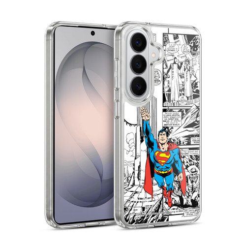 Superman DC Comics Comicbook Art Flight Soft Gel Case for Samsung Galaxy S26 Plus