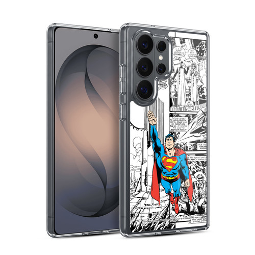 Superman DC Comics Comicbook Art Flight Soft Gel Case for Samsung Galaxy S26 Ultra