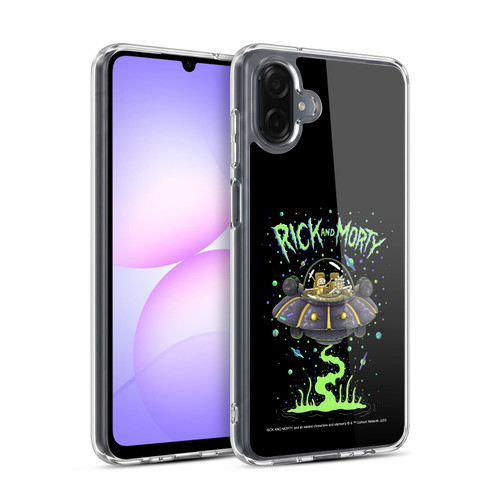 Rick And Morty Season 1 & 2 Graphics The Space Cruiser Soft Gel Case for Samsung Galaxy A07 4G
