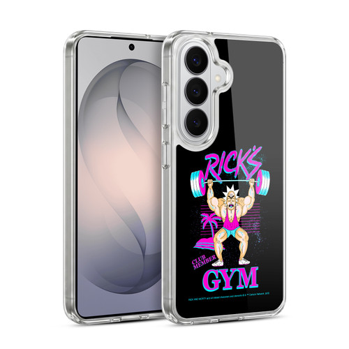 Rick And Morty Season 1 & 2 Graphics Rick's Gym Soft Gel Case for Samsung Galaxy S26