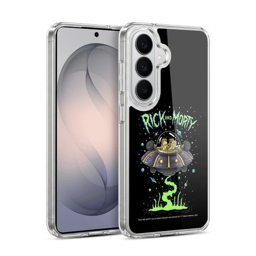 Rick And Morty Season 1 & 2 Graphics The Space Cruiser Soft Gel Case for Samsung Galaxy S26