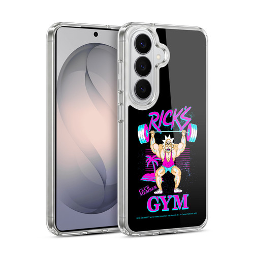 Rick And Morty Season 1 & 2 Graphics Rick's Gym Soft Gel Case for Samsung Galaxy S26 Plus