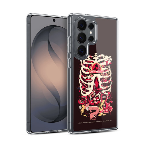 Rick And Morty Season 1 & 2 Graphics Anatomy Park Soft Gel Case for Samsung Galaxy S26 Ultra