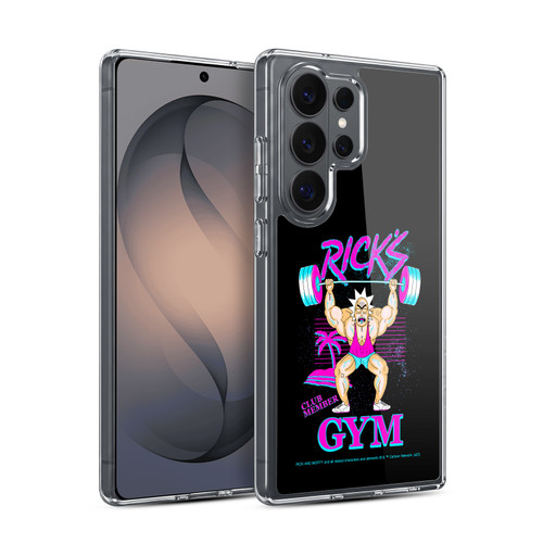 Rick And Morty Season 1 & 2 Graphics Rick's Gym Soft Gel Case for Samsung Galaxy S26 Ultra