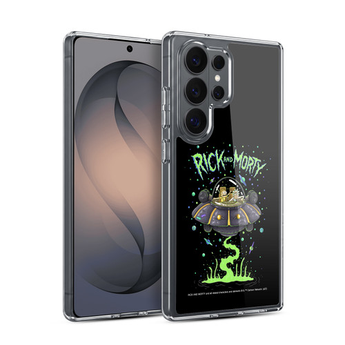 Rick And Morty Season 1 & 2 Graphics The Space Cruiser Soft Gel Case for Samsung Galaxy S26 Ultra