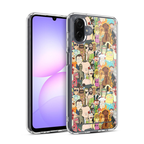 Rick And Morty Season 3 Graphics Interdimensional Space Cable Soft Gel Case for Samsung Galaxy A07 4G
