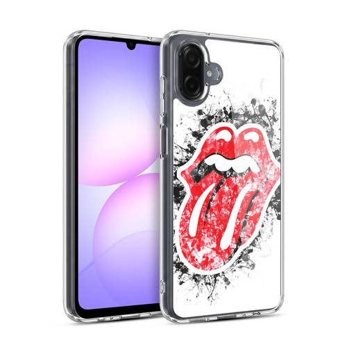 The Rolling Stones Licks Collection Distressed Look Tongue Soft Gel Case for Samsung Galaxy A07 4G